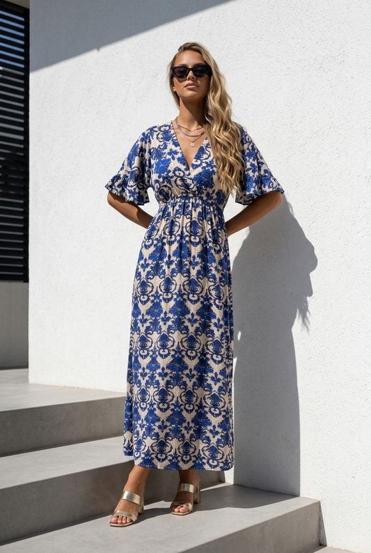 Bali Breeze Dress ~ Damask