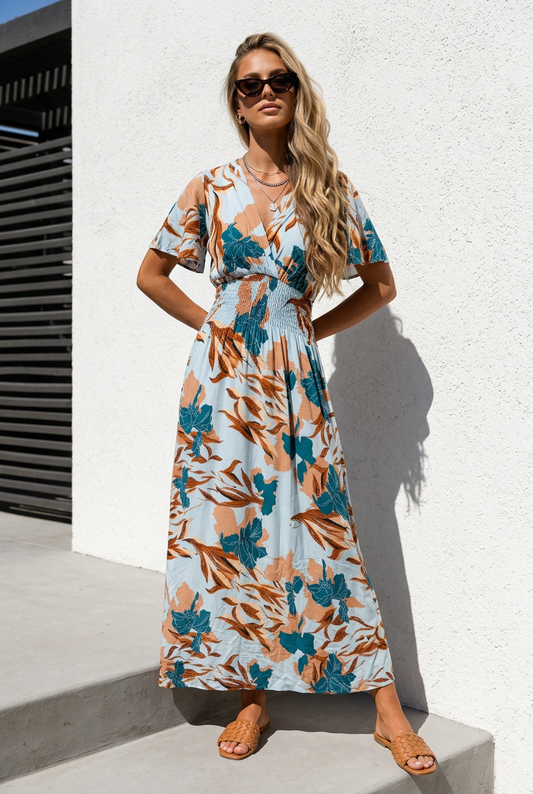 Ensley Dress ~ Hibiscus