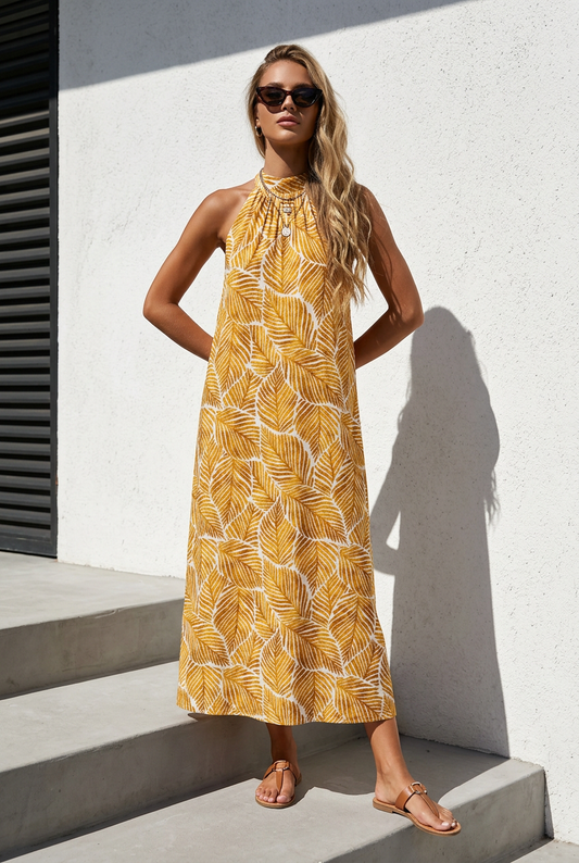 Adleigh Dress ~ Palm Pulse
