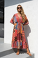 Sunset Coral Dress