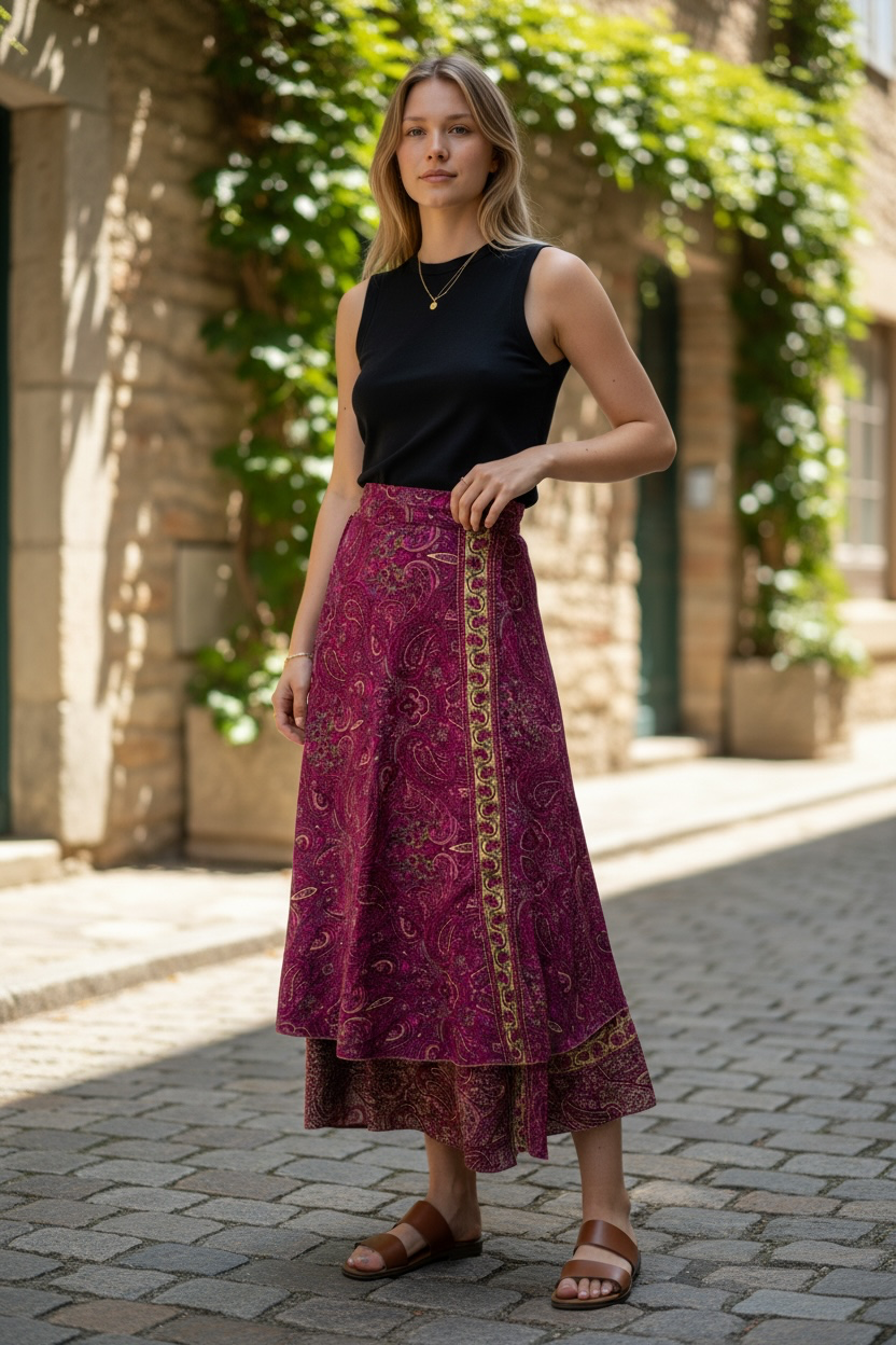 Sundown Wrap Skirt