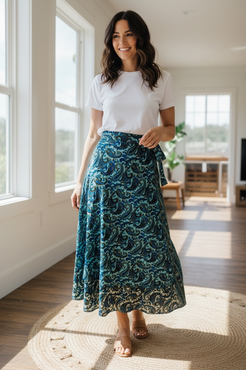 Sundown Wrap Skirt
