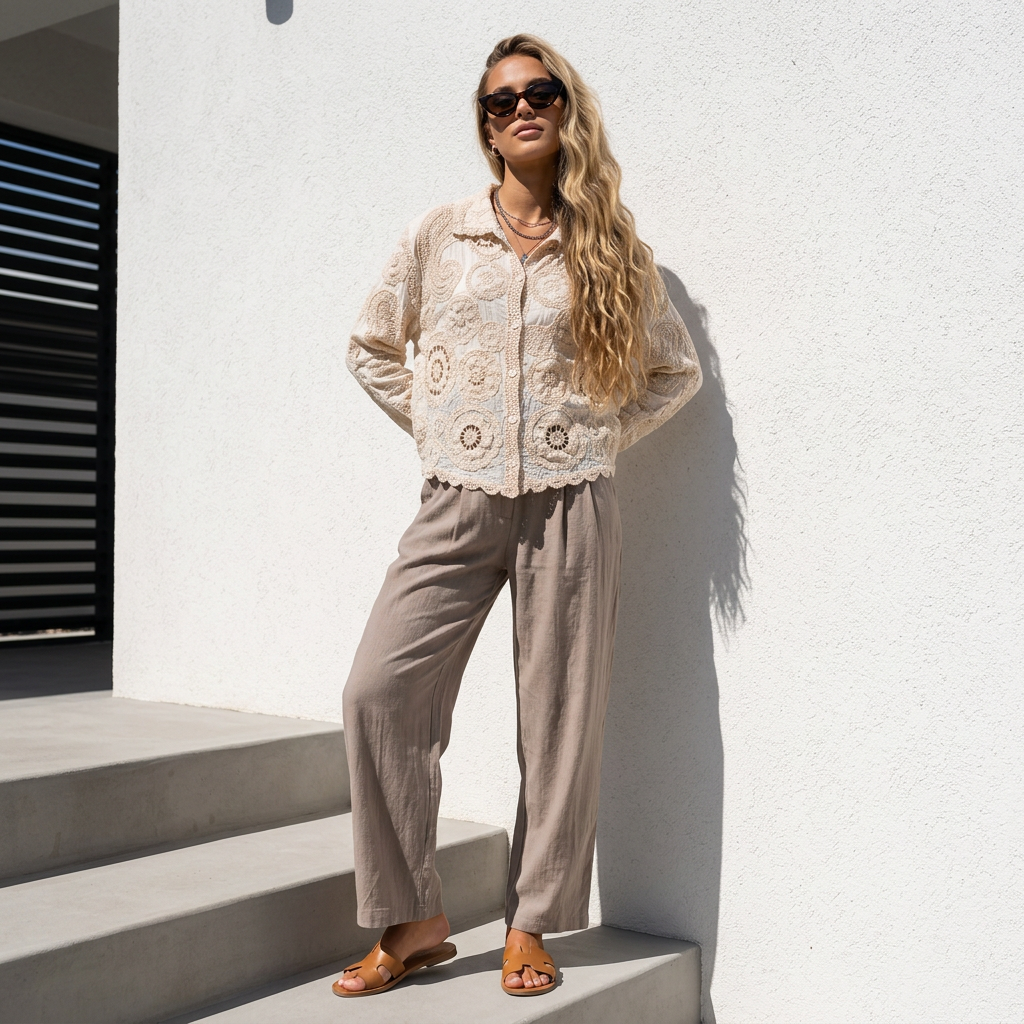 Soleil Crochet Blouse