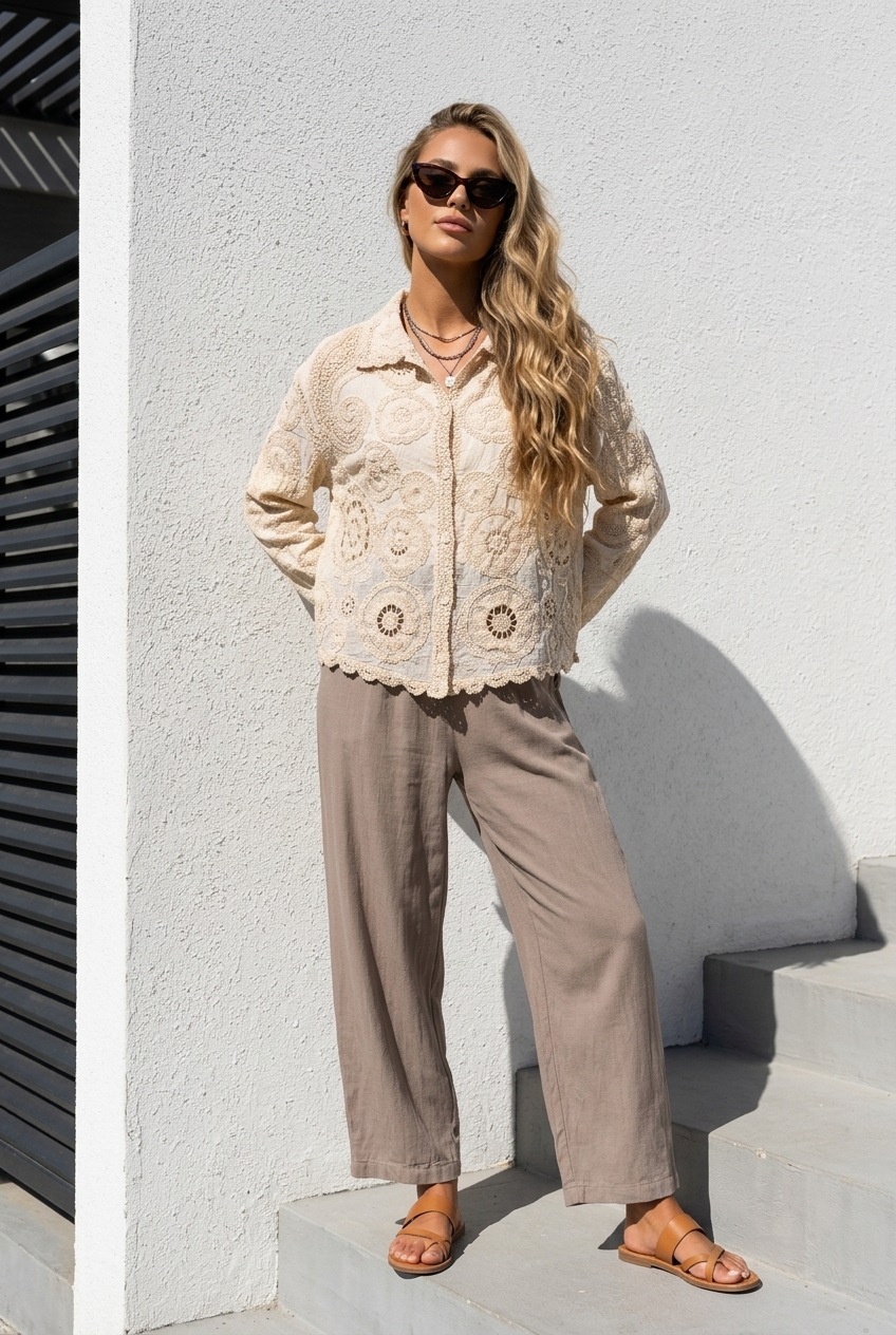 Soleil Crochet Blouse