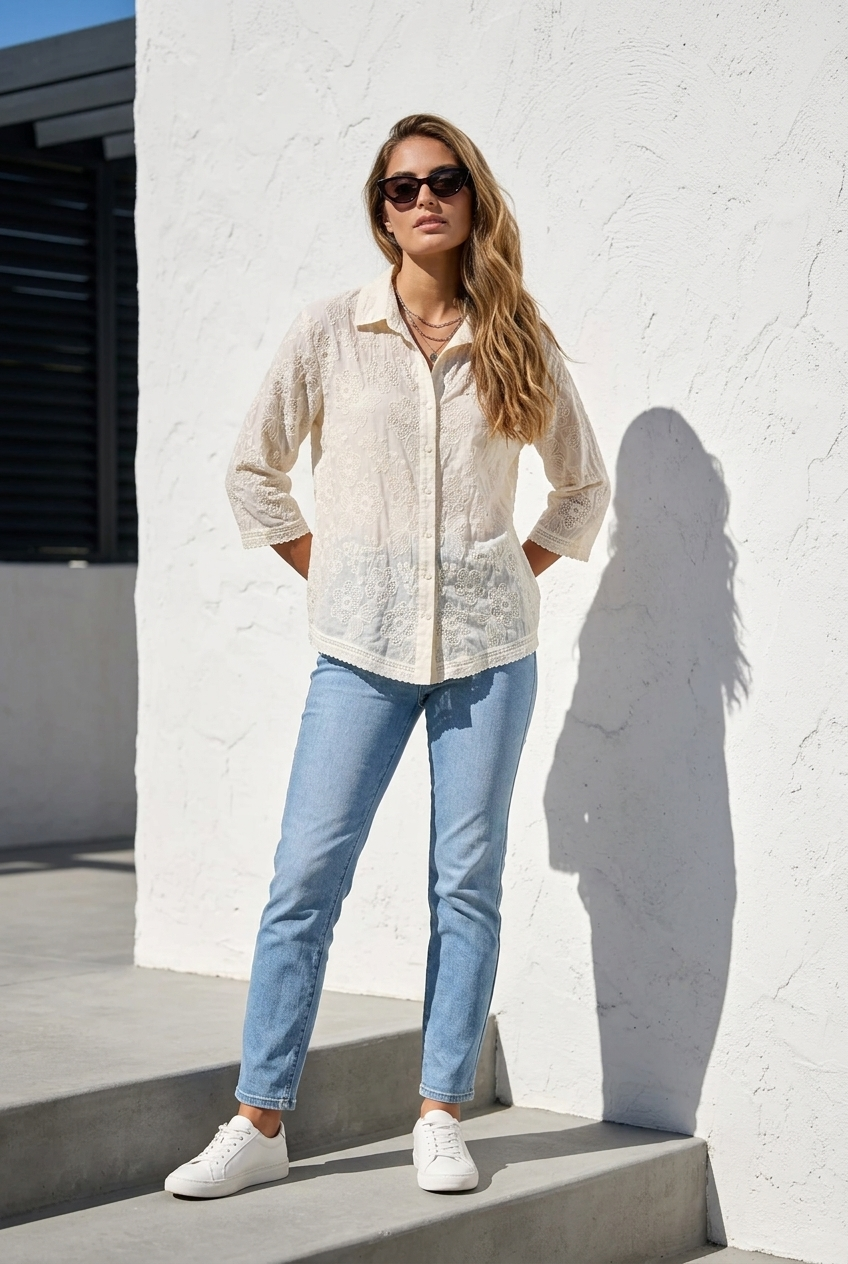 Vintage Bloom Blouse