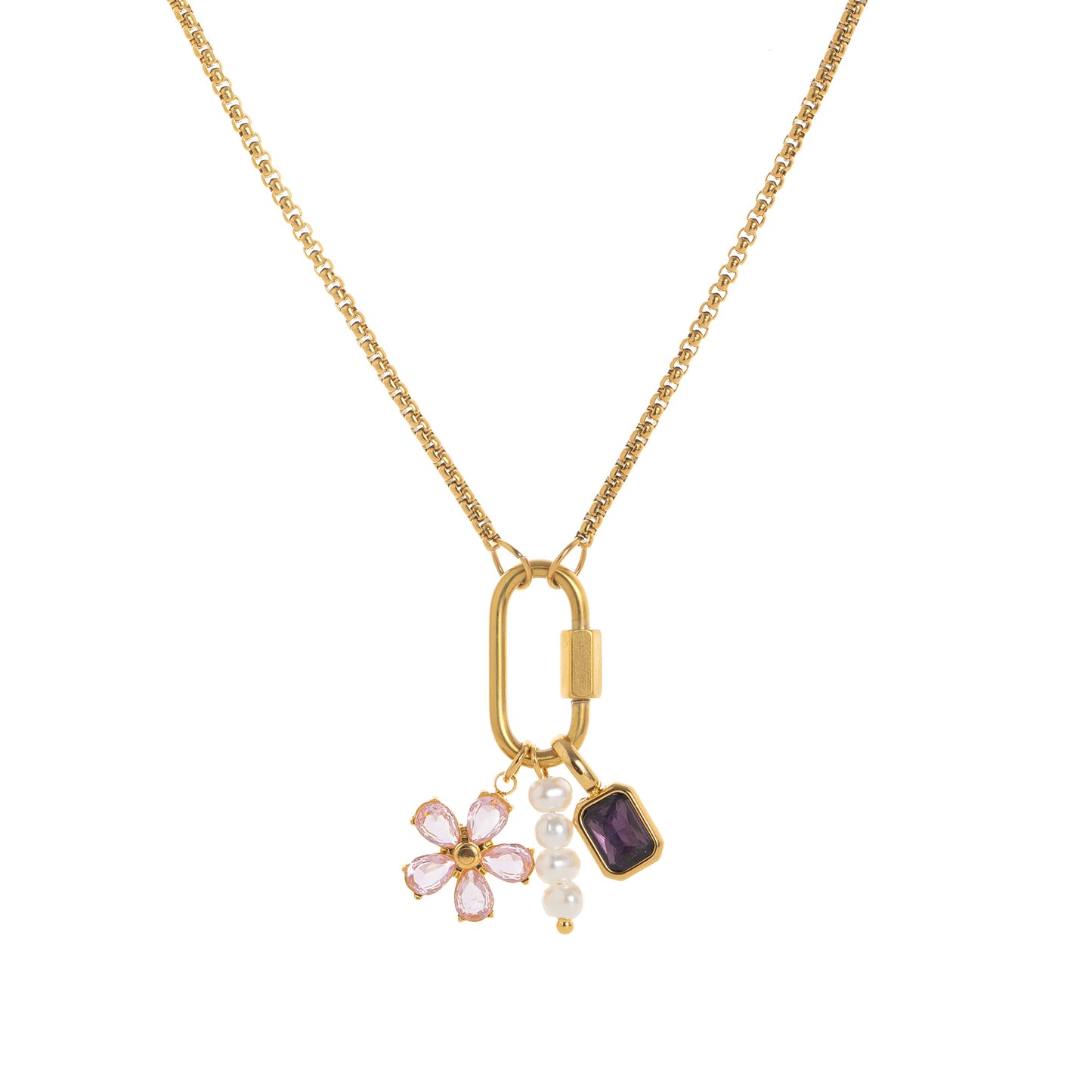 Isla Bloom Charmed Necklace ~ Waterproof