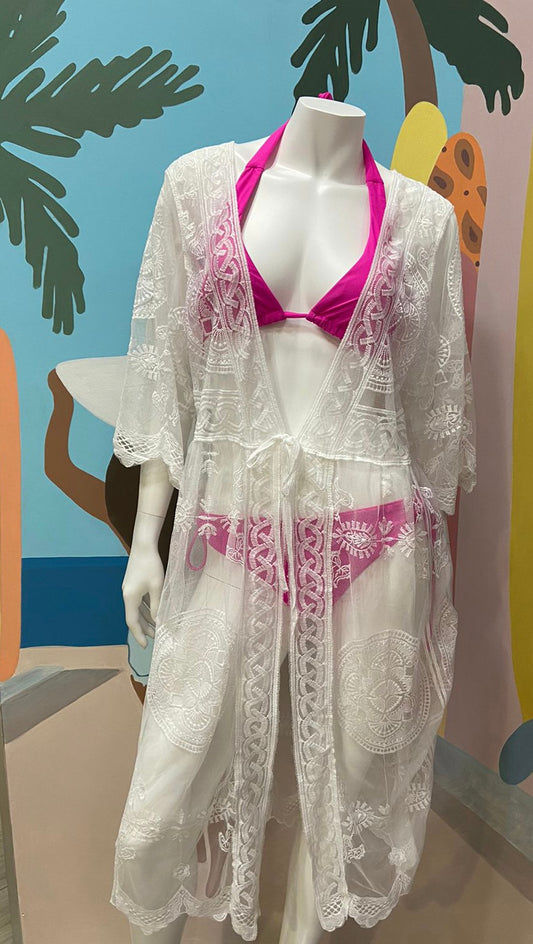 Mykonos Lace Cover-Up