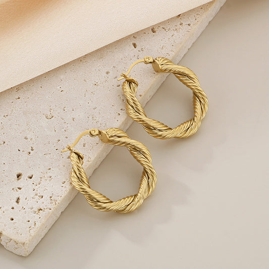 Twisted Tide Earrings ~ Waterproof