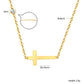 Crystal Cross Necklace ~ Waterproof