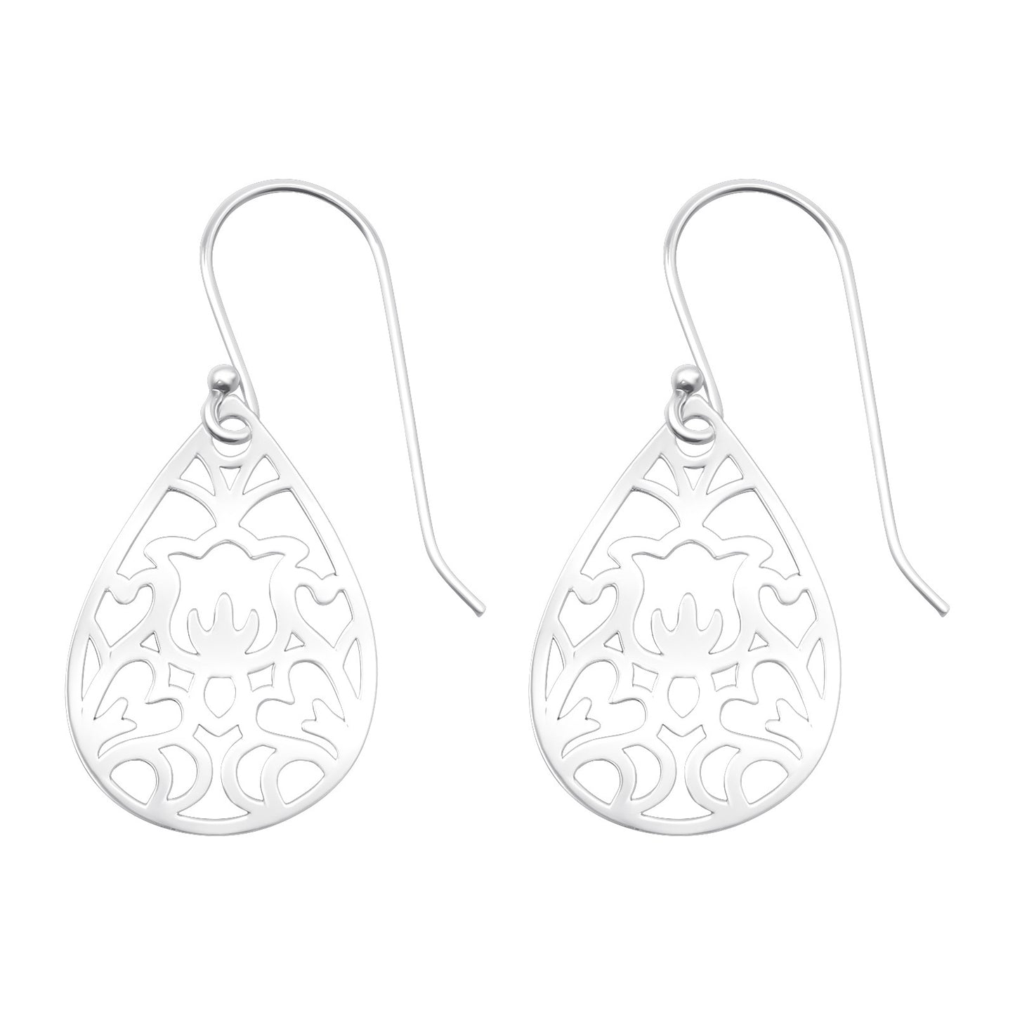 Karla 925 Silver Drop Earrings