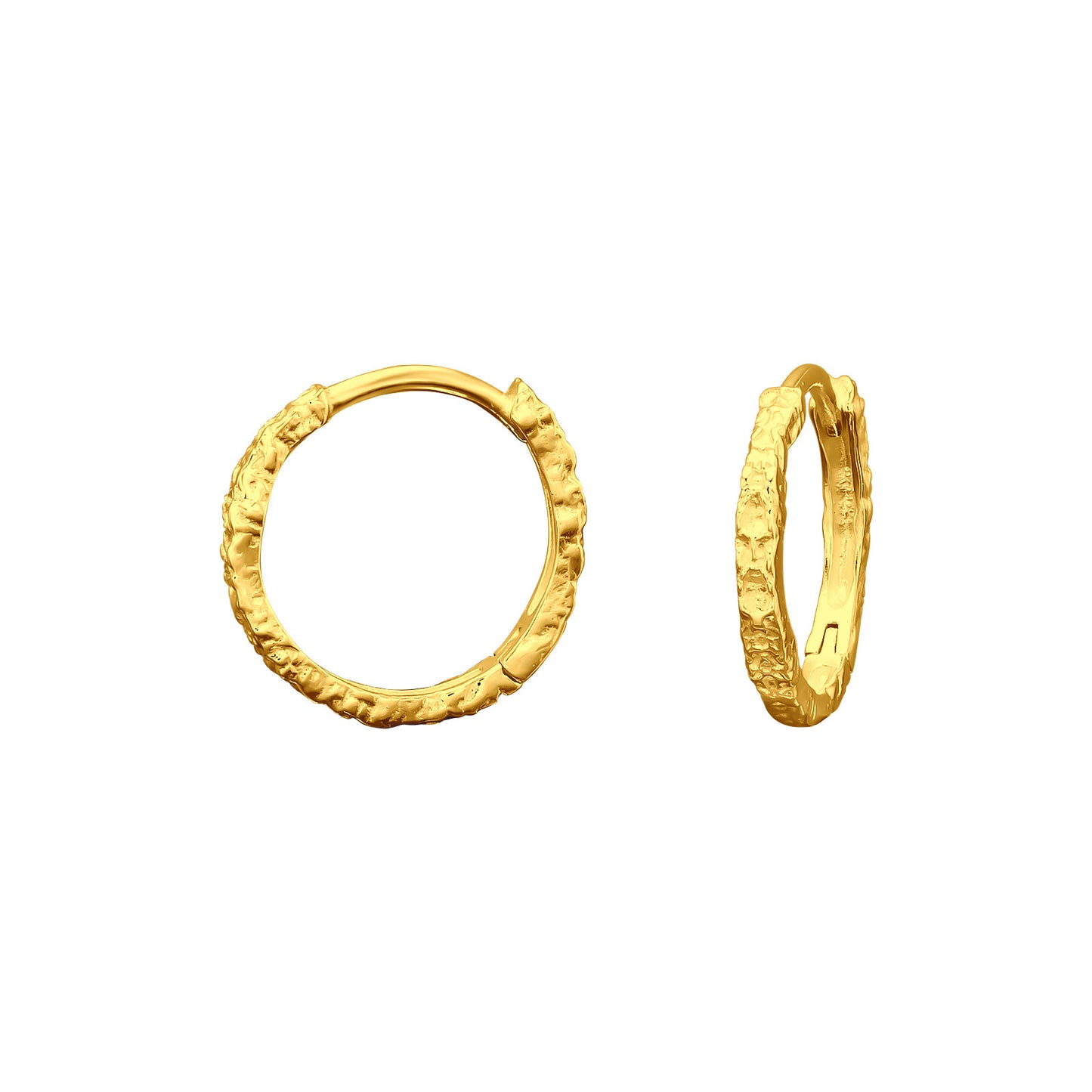 Poppy Gold Plated 925 Silver Hoops