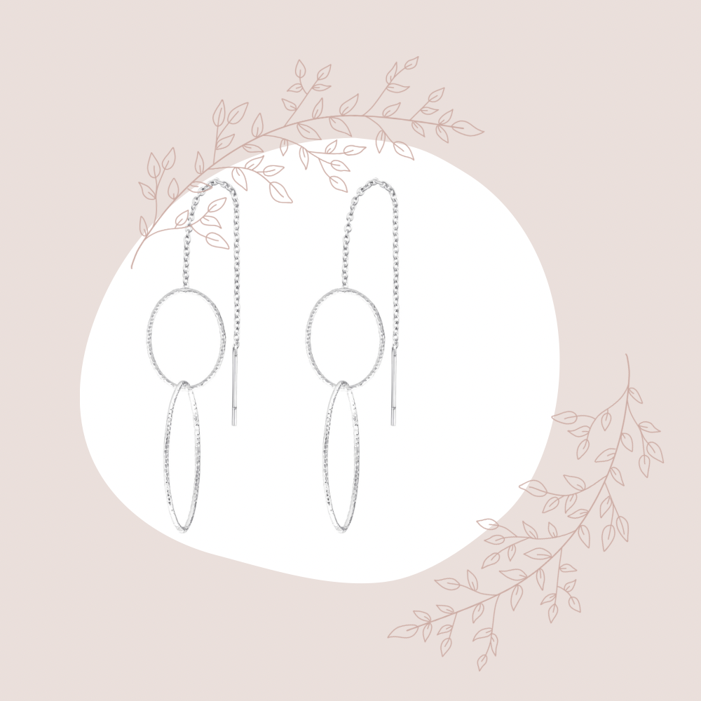 Jemma 925 Silver Drop Earrings