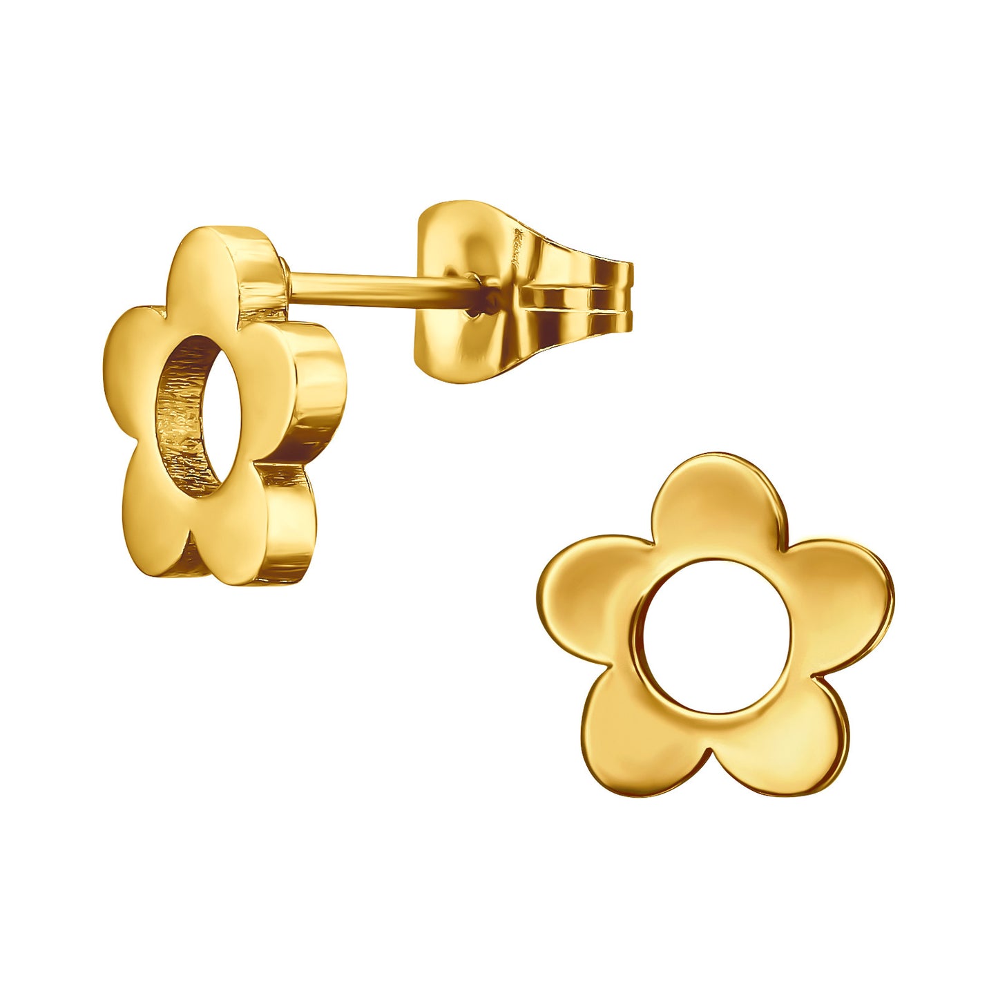 Blossom Gold Surgical Steel Studs