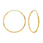 Tamzin Gold Plated 925 Silver Hoops (30mm)