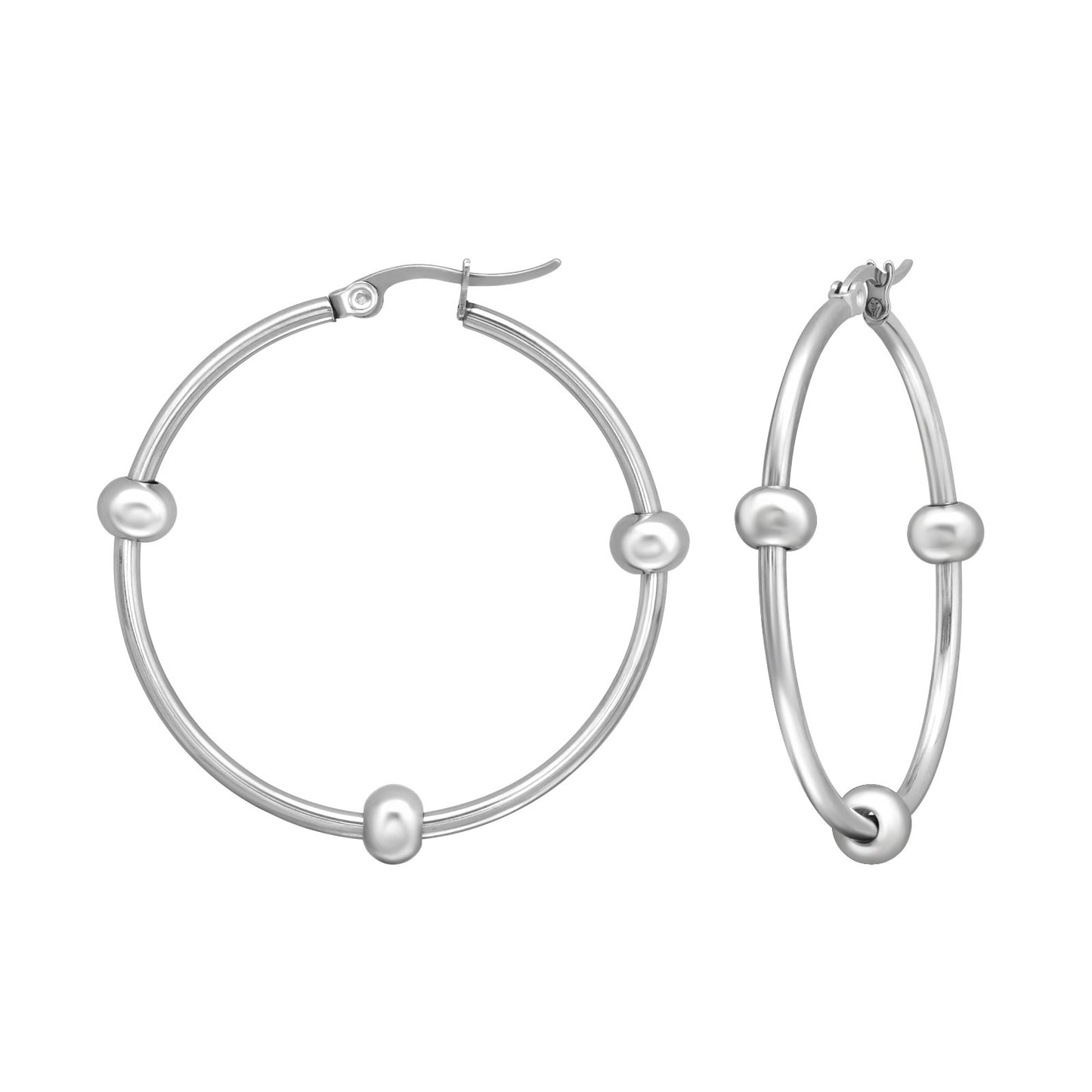 Staci Surgical Steel Hoops - 40mm