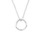 Hanna 925 Silver Circle Necklace