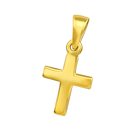 Hope Gold Plated 925 Silver Cross Pendant