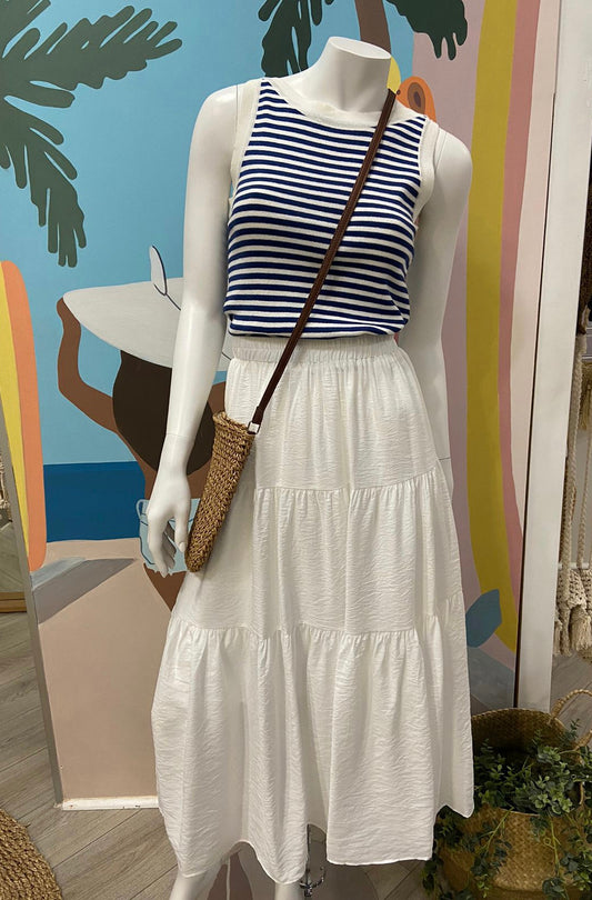 Sloan Skirt ~ White
